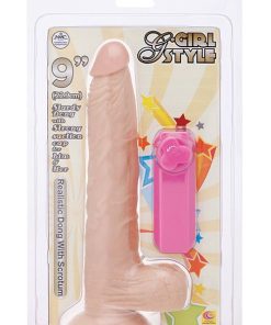 G-GIRL STYLE 9INCH VIBRATING DONG-1