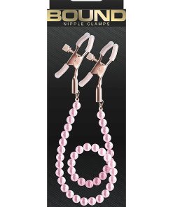 BOUND NIPPLE CLAMPS DC1 PINK - 2